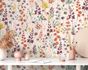 Non-woven wallpaper wildflowers beige brown 39606-2 6
