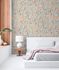 Non-woven wallpaper wildflowers grey orange 39606-3 5