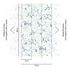 Non-woven wallpaper leaves white blue green 39692-1 3
