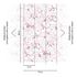Non-woven wallpaper leaves white pink grey 39692-2 3