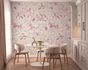 Non-woven wallpaper leaves white pink grey 39692-2 4