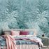 Wall mural Guido Maria Kretschmer leaf pattern blue green 4