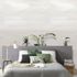 Wall mural Guido Maria Kretschmer fog grey cream 1