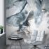 Wall mural Guido Maria Kretschmer watercolour look blue 1