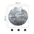 Wall mural round Guido Maria Kretschmer jungle grey 3