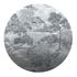 Wall mural round Guido Maria Kretschmer jungle grey 2