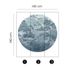 Wall mural round Guido Maria Kretschmer jungle blue 3