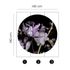 Wall mural round Guido Maria Kretschmer Floral black purple 3