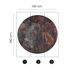 Wall mural round Guido Maria Kretschmer flowers red 3