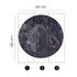 Wall mural round Guido Maria Kretschmer flowers blue 3