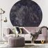 Wall mural round Guido Maria Kretschmer flowers blue 4