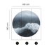 Wall mural round Guido Maria Kretschmer wave blue grey 3