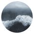 Wall mural round Guido Maria Kretschmer wave blue grey 2