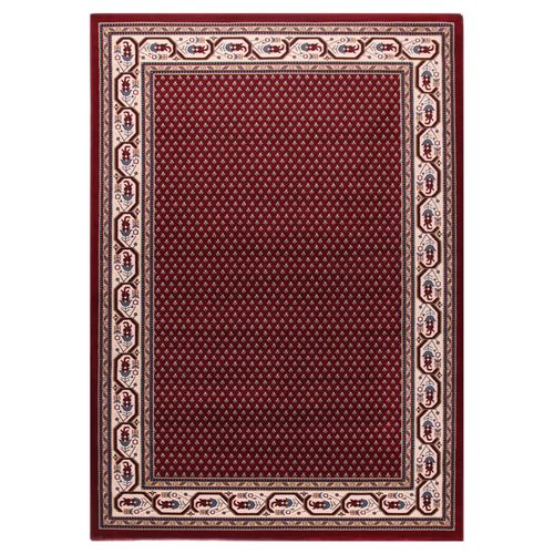 Oriental carpet Excellent red cream border short pile