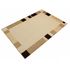 Woven carpet Milano border graphic beige brown carpet 2