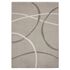 Woven carpet Milano lines pattern beige gray carpet 1