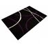 Woven carpet Milano lines pattern black purple carpet 2