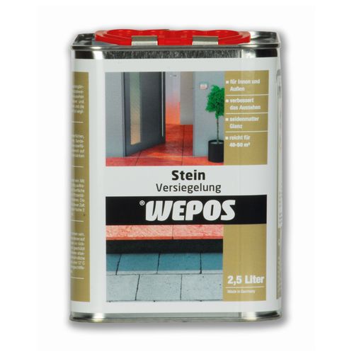 Wepos stone sealant inside + outside satin matt 2.5 L