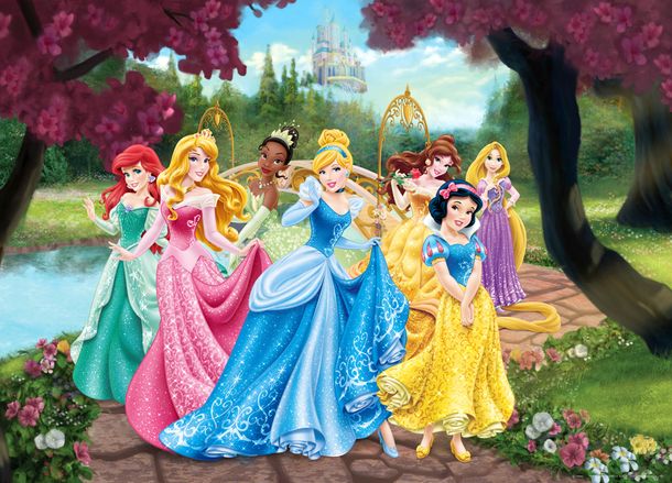 XXL Poster mural wallpaper Disney Princess 160 x 115 cm