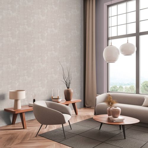 Non-woven wallpaper Daniel Hechter stripes beige grey