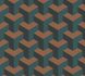 Wallpaper Daniel Hechter Retro Petrol Bronze 2