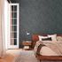 Wallpaper Daniel Hechter floral leaves dark grey 1