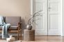 Wallpaper Daniel Hechter uni textile look beige grey 1