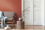 Wallpaper Daniel Hechter uni textile look red orange 1