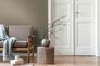 Wallpaper Daniel Hechter uni textile look grey green 1