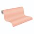 Non-woven wallpaper plain textile look apricot 3958-18 3
