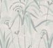 Non-woven wallpaper floral grey blue metallic 39936-3 2