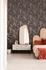 Non-woven wallpaper floral black red copper 39936-4 6