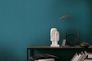 Non-woven wallpaper plain mottled modern petrol 39938-3 4