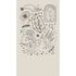 Photo Wallpaper Symbols Abstract Cream Black 39823-1 2