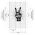 Photo wallpaper stone wall street art white black 39829-1 3