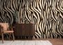 Photo wallpaper fur look zebra beige black 39831-1 1