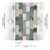 Photo wallpaper graphic marble look grey blue 39834-1 3