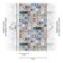 Photo wallpaper tiles look vintage colourful blue 39836-1 3