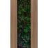Photo wallpaper wooden panels floral brown green 39852-1 2