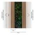 Photo wallpaper wooden panels floral brown green 39852-1 3