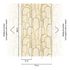 Photo wallpaper graphic arches cream beige gold 39857-1 3