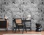Photo Wallpaper Zebra Exotic Black White 39873-1 1