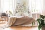Photo wallpaper exotic textile look grey green 39874-1 1