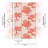 Photo wallpaper landscape trees cream red 39876-1 3