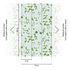 Photo wallpaper ivy leaves pattern blue green 39880-1 3