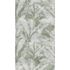 Photo wallpaper textile look leaves green white 39885-1 2