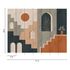 Photo wallpaper Mediterranean grey blue orange 39895-1 3