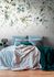 Photo Wallpaper Leaves Floral White Green 39900-1 1