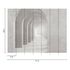 Photo wallpaper concrete look arches grey cream 39916-1 3