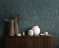 Non-woven wallpaper stone look blue gold metallic 78666-5 3